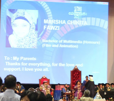 AlhamdulillahTerima BSc dari Tun Dr Siti Hasmah Mahatir Mohammad Wisuda Chikita Fawzi