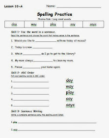 Teaching With Terhune: First Grade Yearly Spelling Lessons
