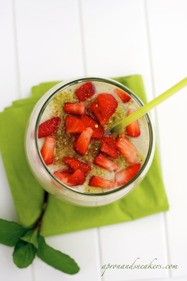 Avocado Strawberry Smoothie