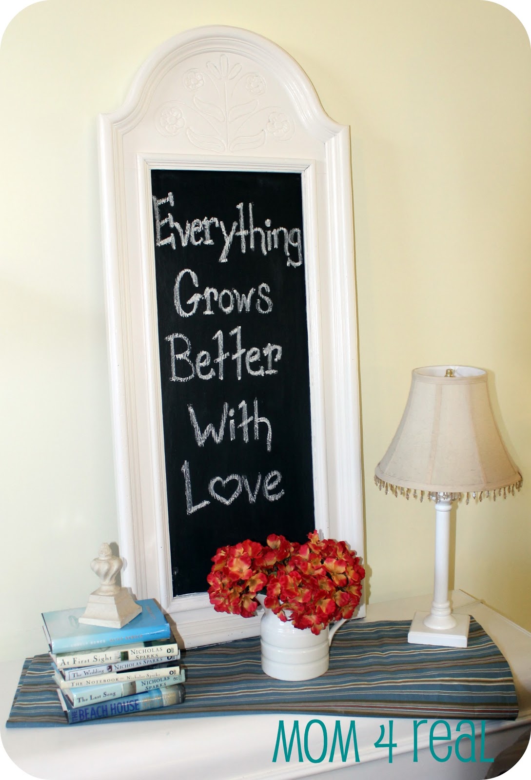 Turn a Mirror into a Chalkboard Mom 4 Real