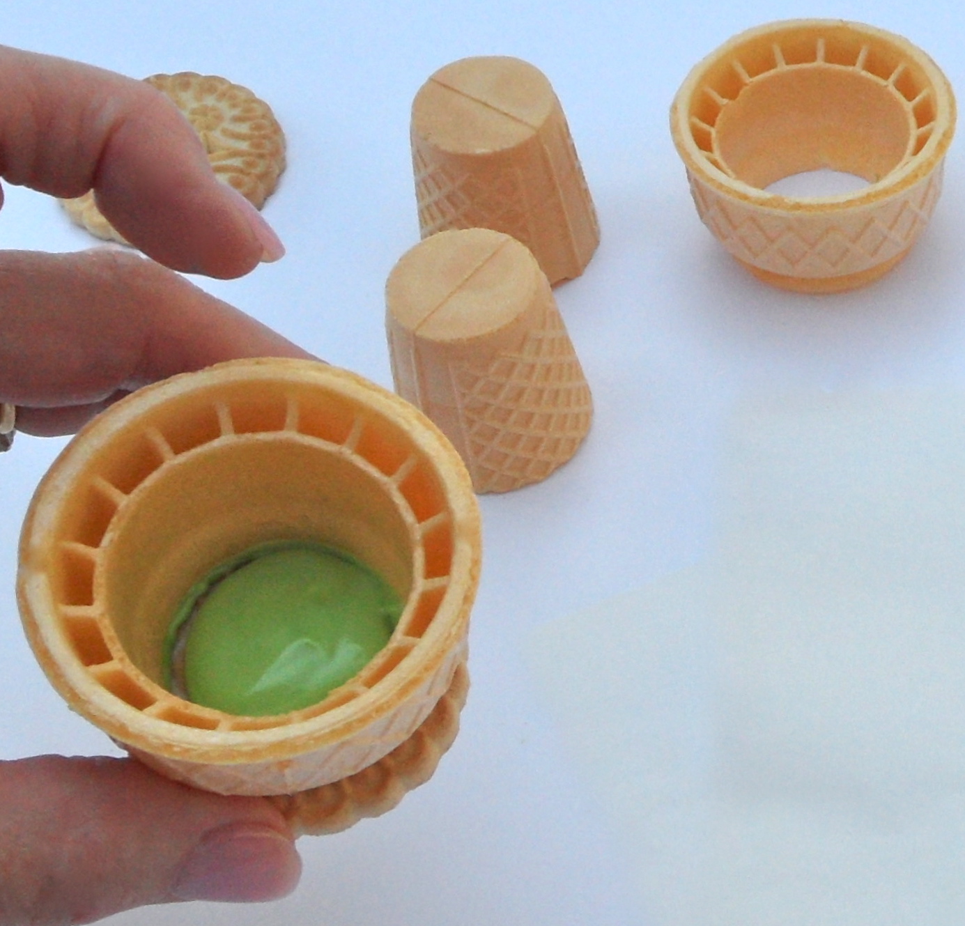 Once Upon A Pedestal Teacups from Ice Cream Cones