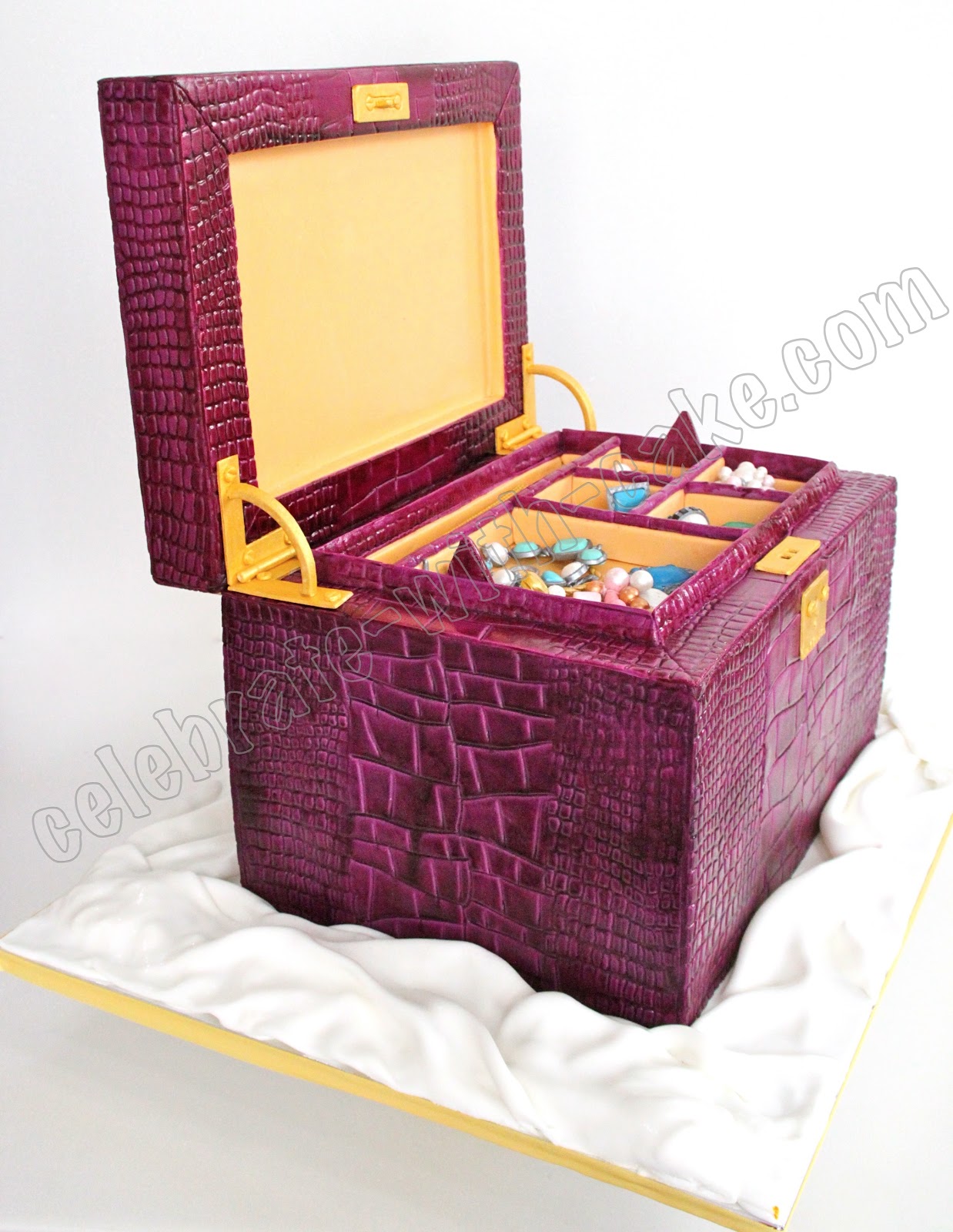 Celebrate with Cake! Smythson Jewelry Box Cake