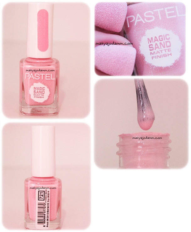 Pastel Magic Sand Matte Finish pembe oje pastel kum oje