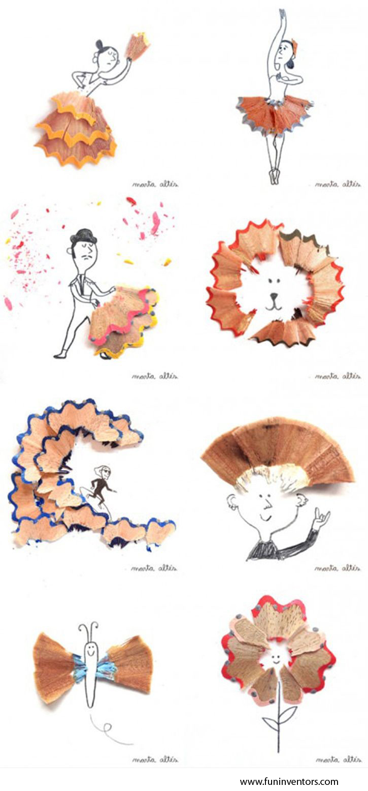 Amazing Pencil Shaving Art FUN INVENTORS