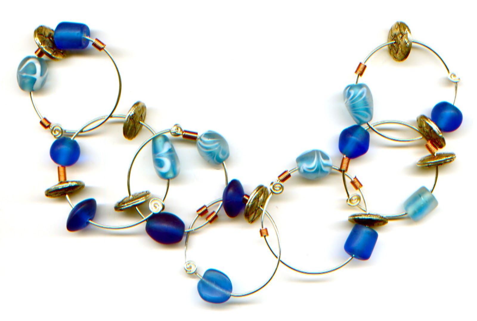 WireWorkers Guild Bead Wheel Necklace