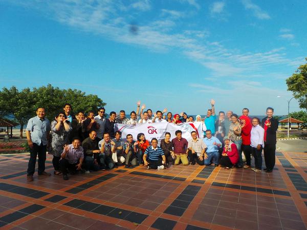 OJK Leadership School in Marina Beach Bantaeng South Sulawesi