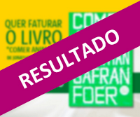 Resultado da promoção "Quer faturar o livro 'Comer Animais', de Jonathan Safran Foer?"