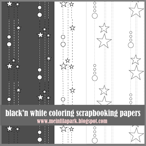 Free digital blackandwhite scrapbooking papers ausdruckbares