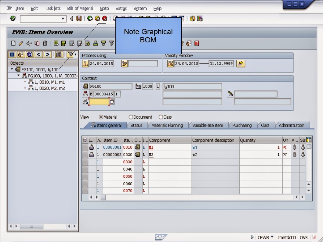 青蛙SAP分享 Knowledge Sharing Engineering Workbench Create BOM and Copy BOM