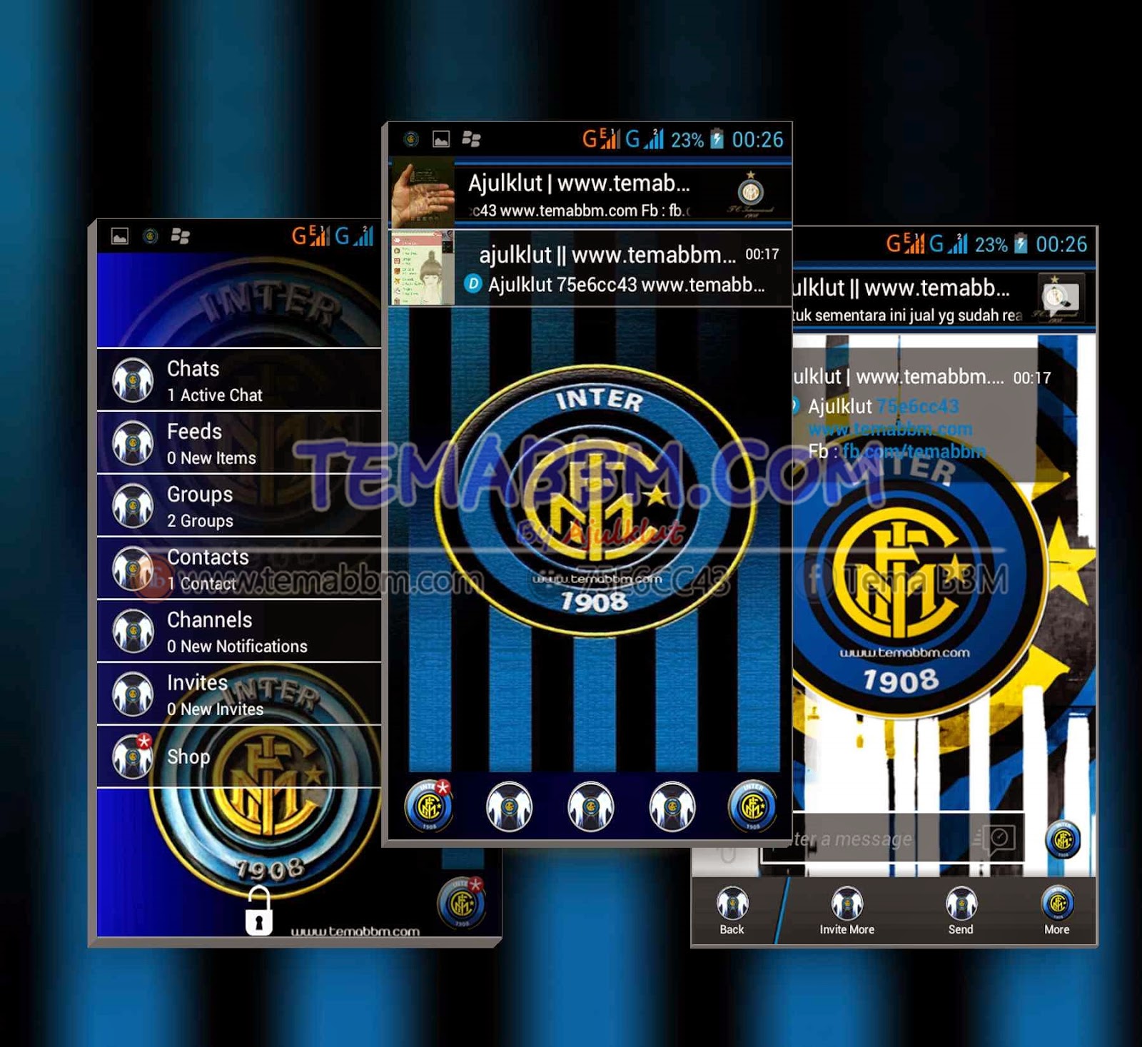 Tema BBM Inter Milan Tema BBM Inter Milan
