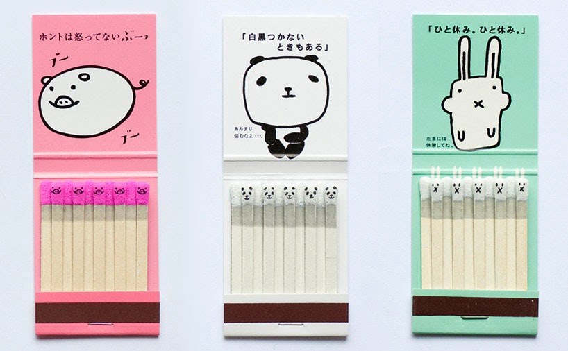 cerillas de diseño: Hiromi Hirasaka matches