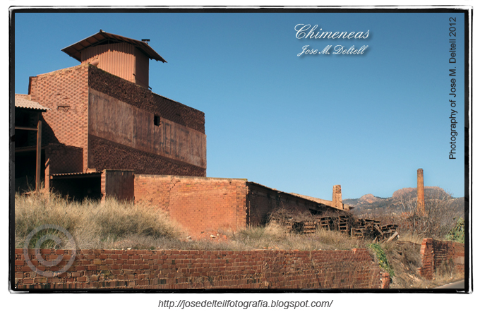Jose M. Deltell fotografias: Antigua Chimenea en Agost 3 (Alicante