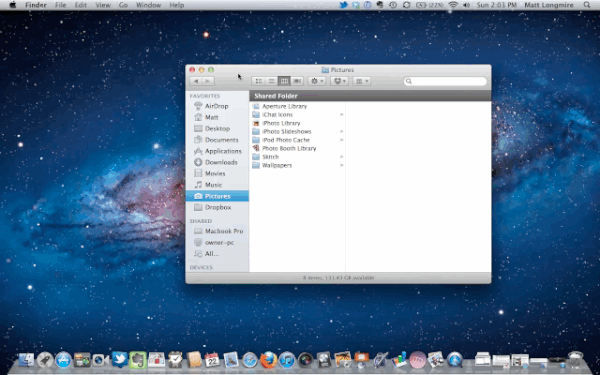 Mountain Lion MAC OS