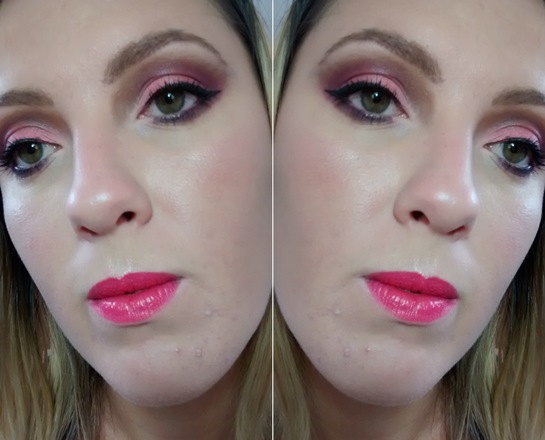 Maquiagem com tons de lilás e lápis roxo Maquiagem com tons de lilás e lápis roxo