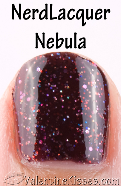 Valentine Kisses: NerdLacquer nail polish: Event Horizon, Nebula, Entirely  Unlike Tea (swatches, pics)