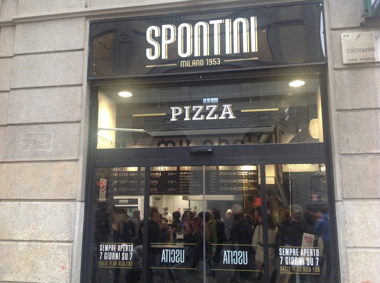 MILANO PIZZA SPONTINI