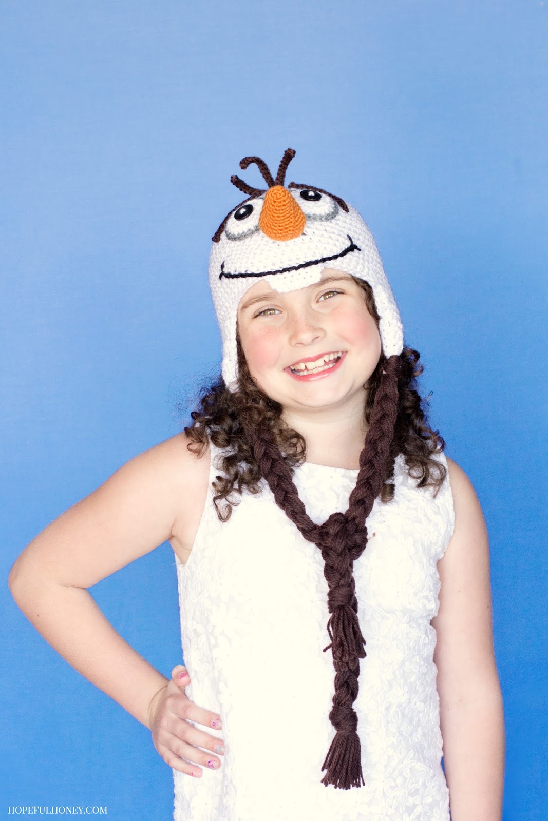 Frozen Olaf Inspired Hat - CrochetMe