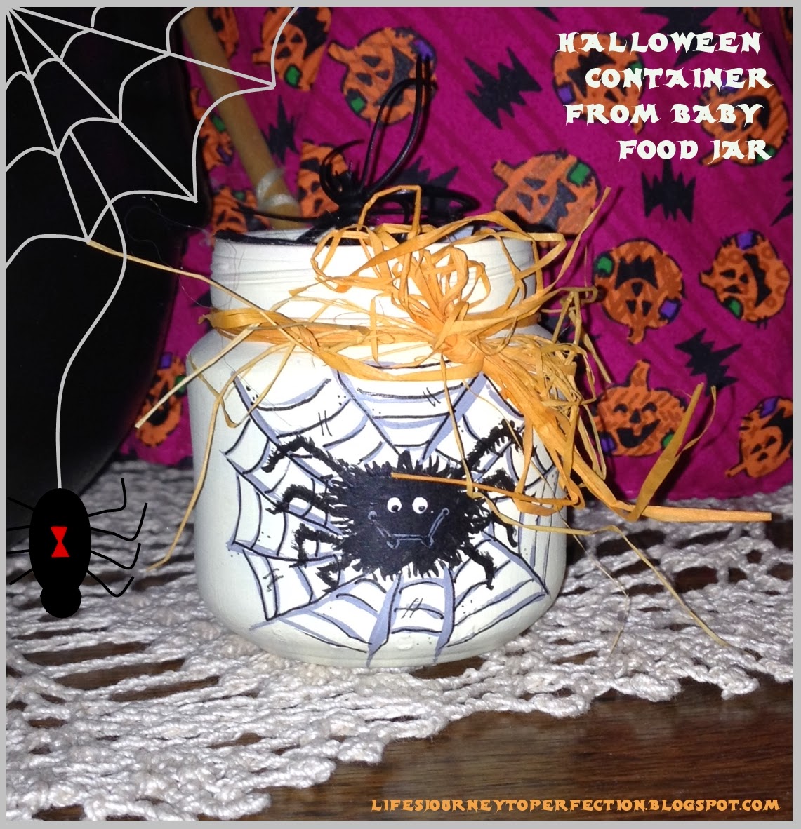 Life's Journey To Perfection Halloween Craft Halloween Container