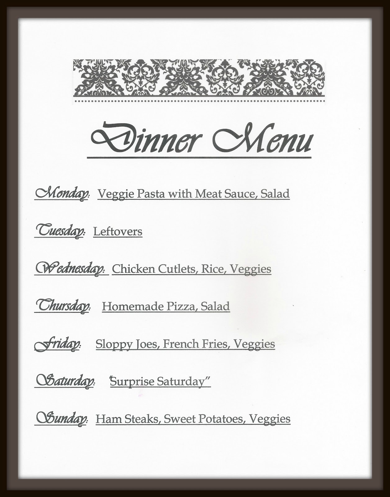 the decorating dork menu plan monday fancy dinner menu