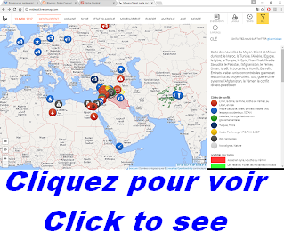 Carte interactive des conflits dans le monde