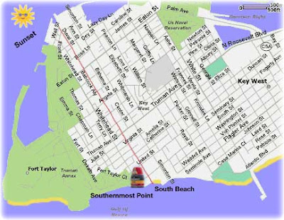 Florida Keywest Map