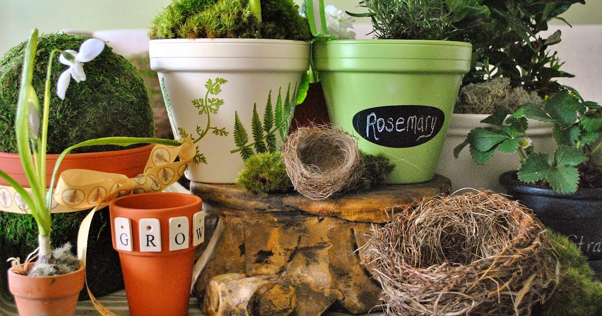 Sophia's DIY Spring Clay Pots & Michaels Pinterest Party