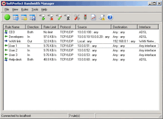 SoftPerfect Bandwidth Manager SoftPerfect Bandwidth Manager