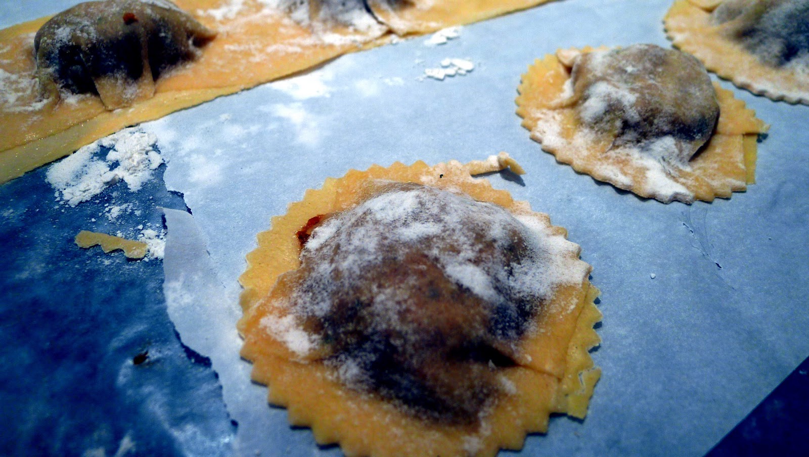 newFOOD tuesdayz Spiced Veal Ravioli