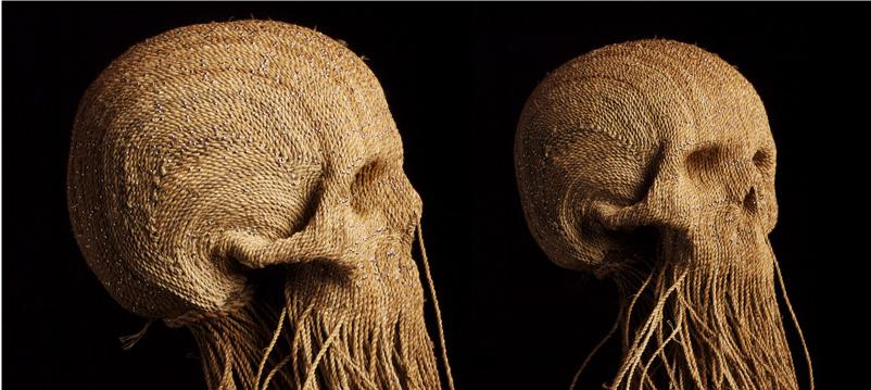 Simply Creative: Skull Sculpture by Jim Skull