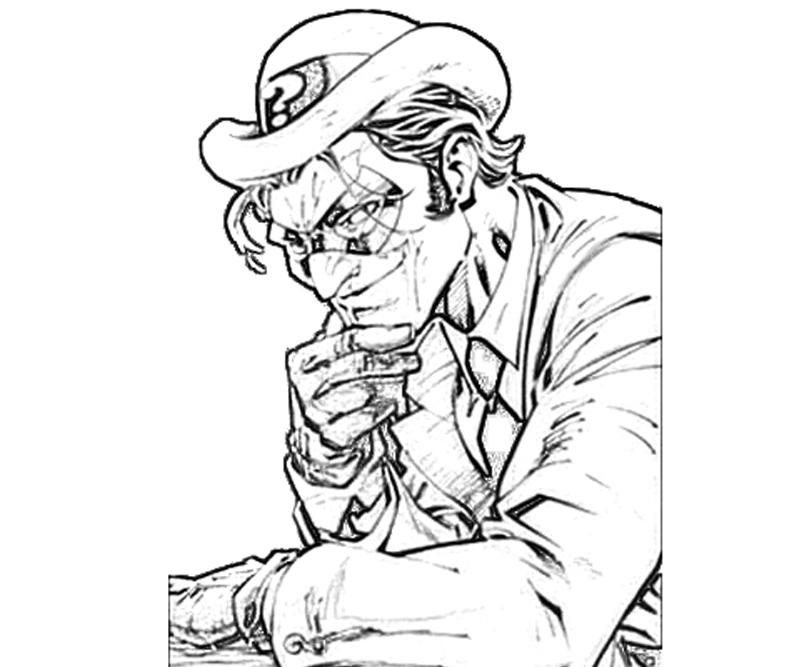 Batman Arkham City Riddler Smirk Yumiko Fujiwara