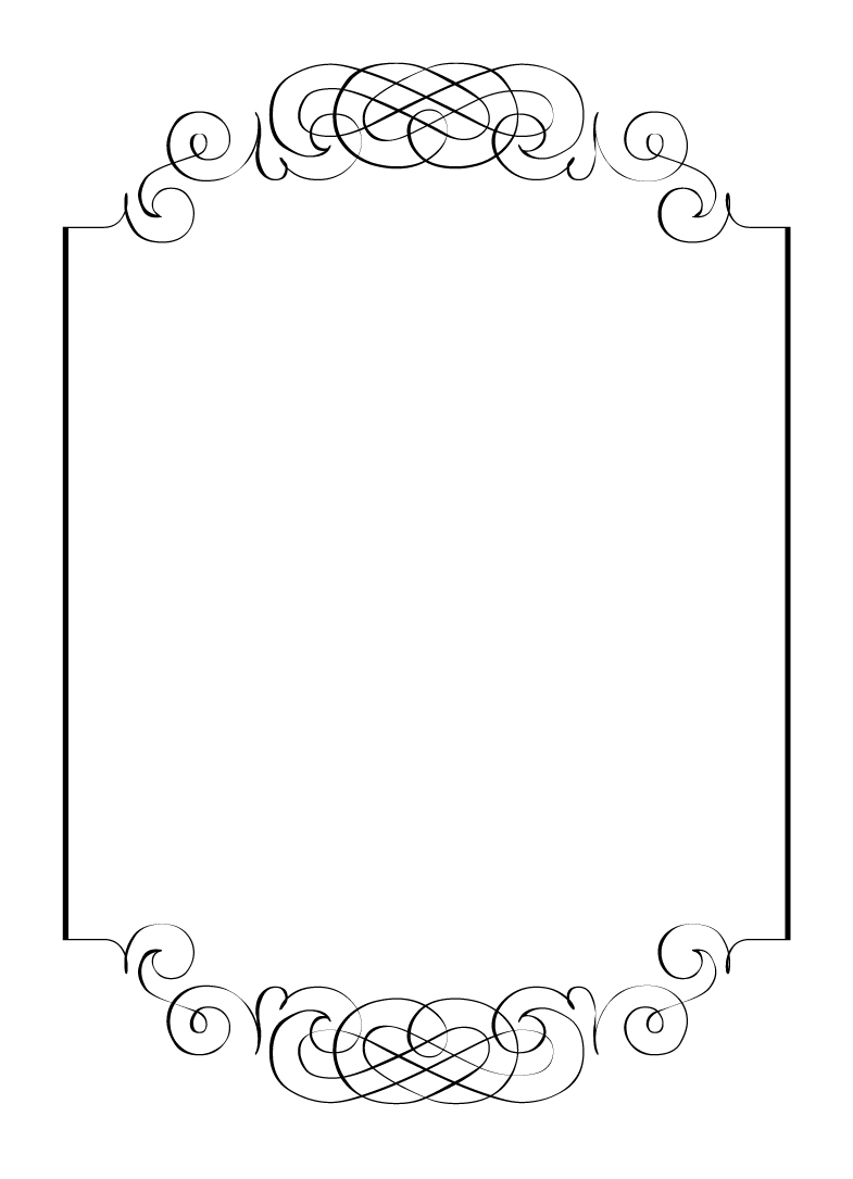 Influential image with regard to printable frame template Canny image within printable frame template