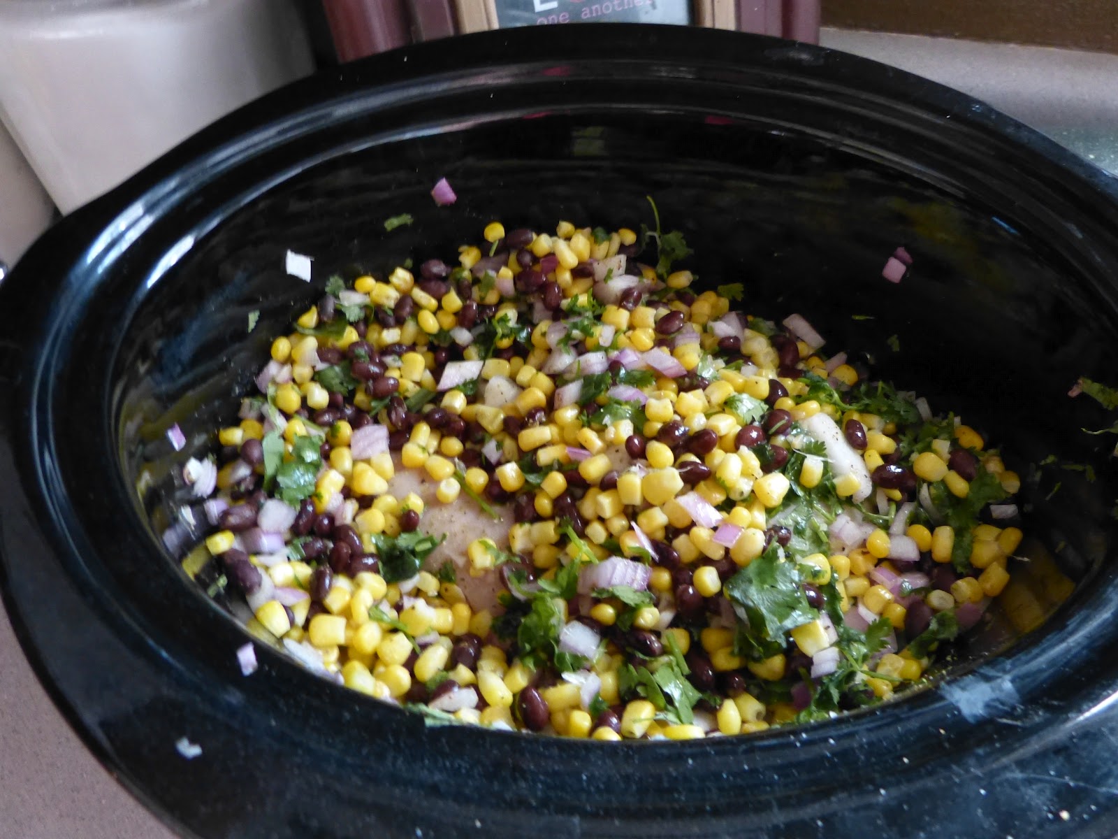 Dang Good Recipes! Cilantro Lime Chicken with Corn & Black Beans