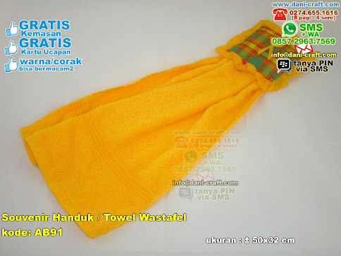 Souvenir Handuk Towel Wastafel