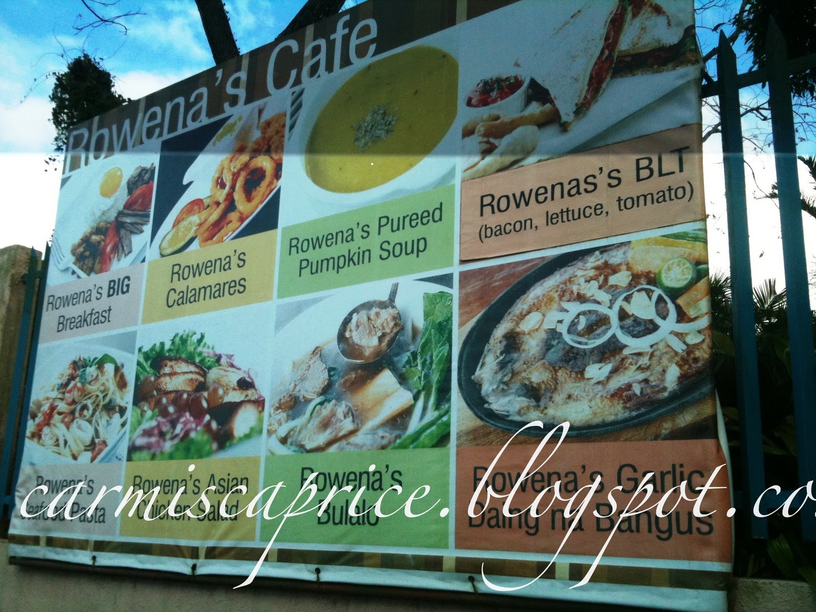 Carmi's Caprice Rowena's Cafe, Tagaytay