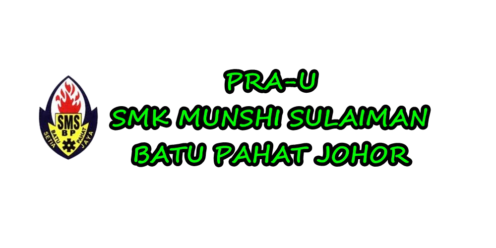 PRA-U SMK Munshi Sulaiman
