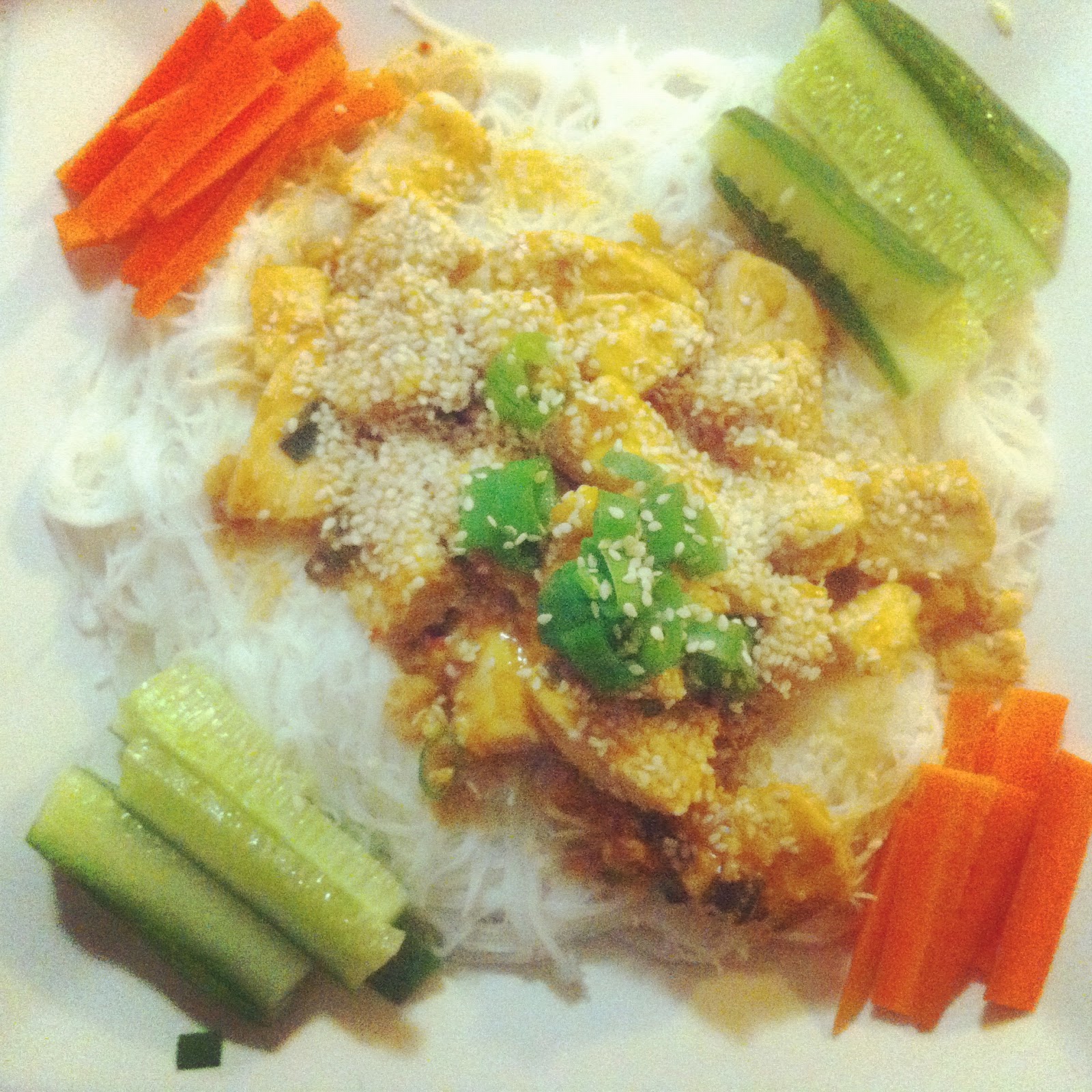 SOULFUL HEALTHY LIVING SATAY CHICKEN with VERMICELLI