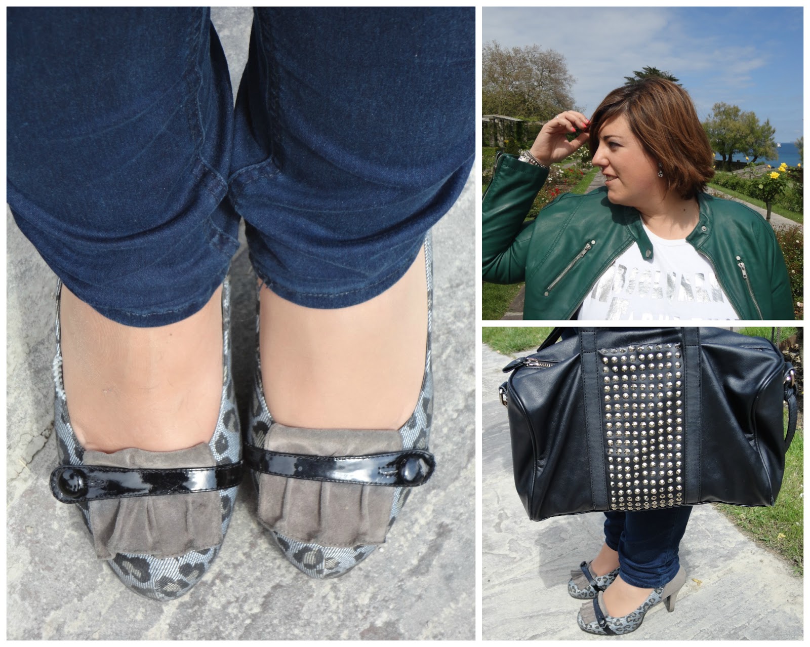 Leather Green Jacket Miss Curvy Style