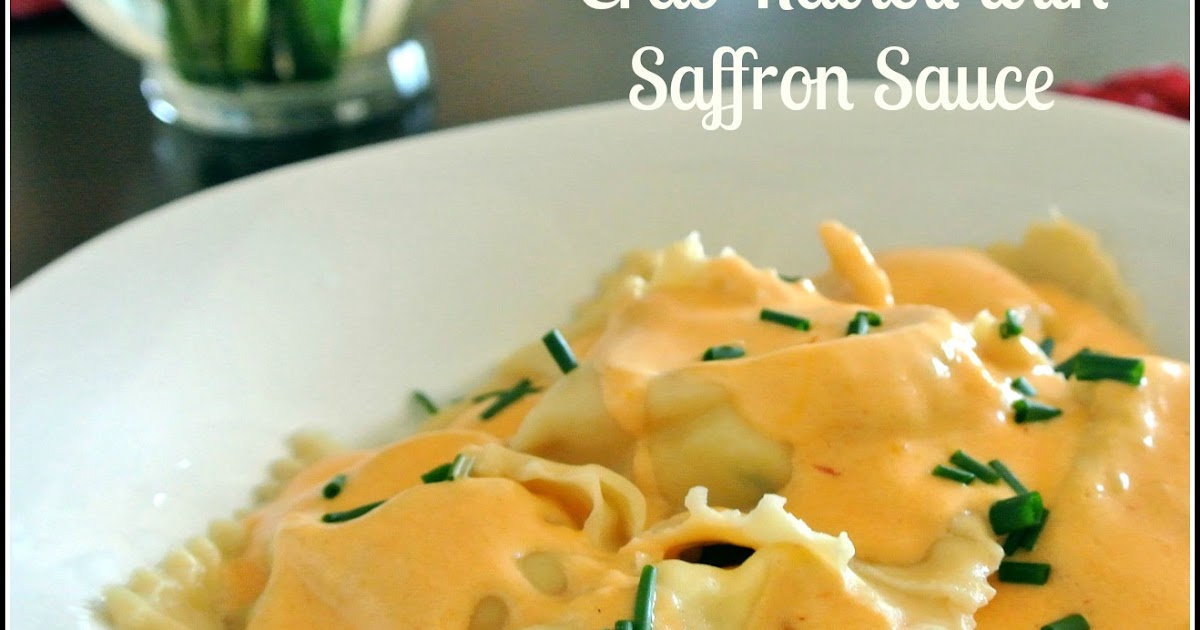 Gourmet Cooking For Two Crab Ravioli with Saffron Sauce