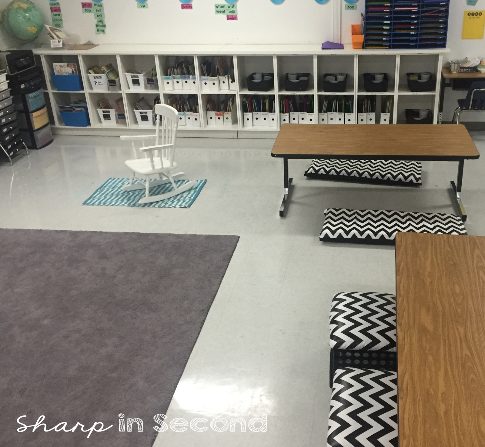 Sharp in Second Alternative Seating in My Classroom