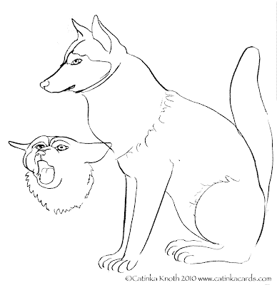 Husky Dog Coloring Pages