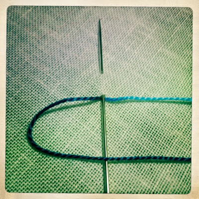 Twisted drizzle stitch tutorial 2 Embroidery: Twisted drizzle stitch tutorial 2