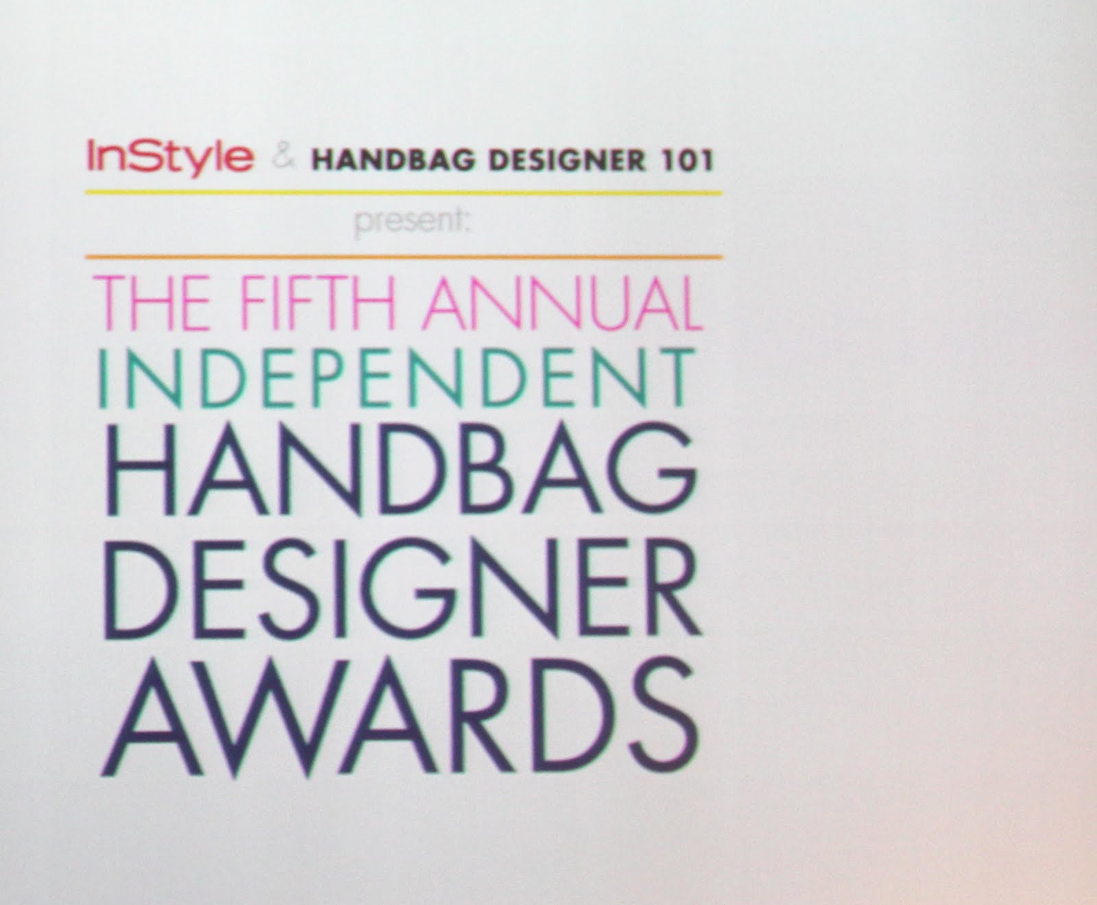 The 5th Annual INDEPENDENT HANDBAG DESIGNER AWARDS