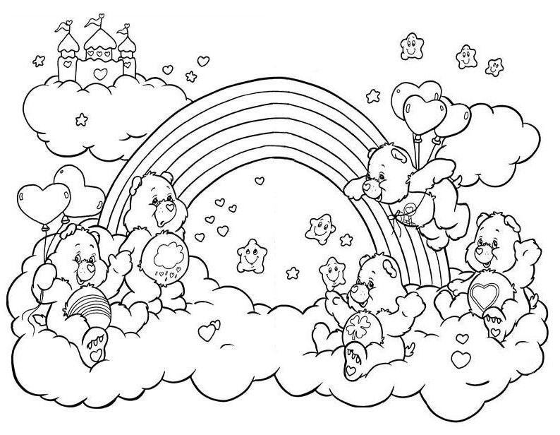 Desenhos de Ursinhos Carinhosos para colorir jogos de - imagens para colorir ursinhos carinhosos