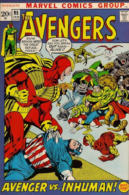 Avengers #95, Kree/Skrull War, Inhumans, Maximus the Mad