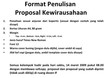 Contoh Proposal Kewirausahaan Yang Baik Dan Benar Teori Pendidikan