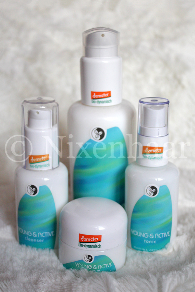 Martina Gebhardt - Young & Active Cleanser, Tonic, Face Lotion und Cream