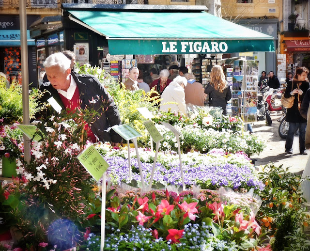 mercado flores Aix en Provence