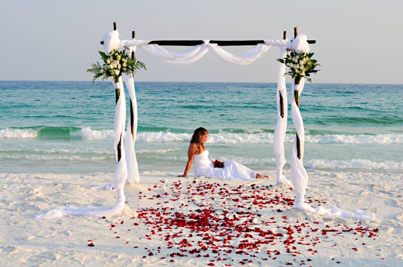 Beach Wedding Pictures Siutable Places Beach Wedding Latest