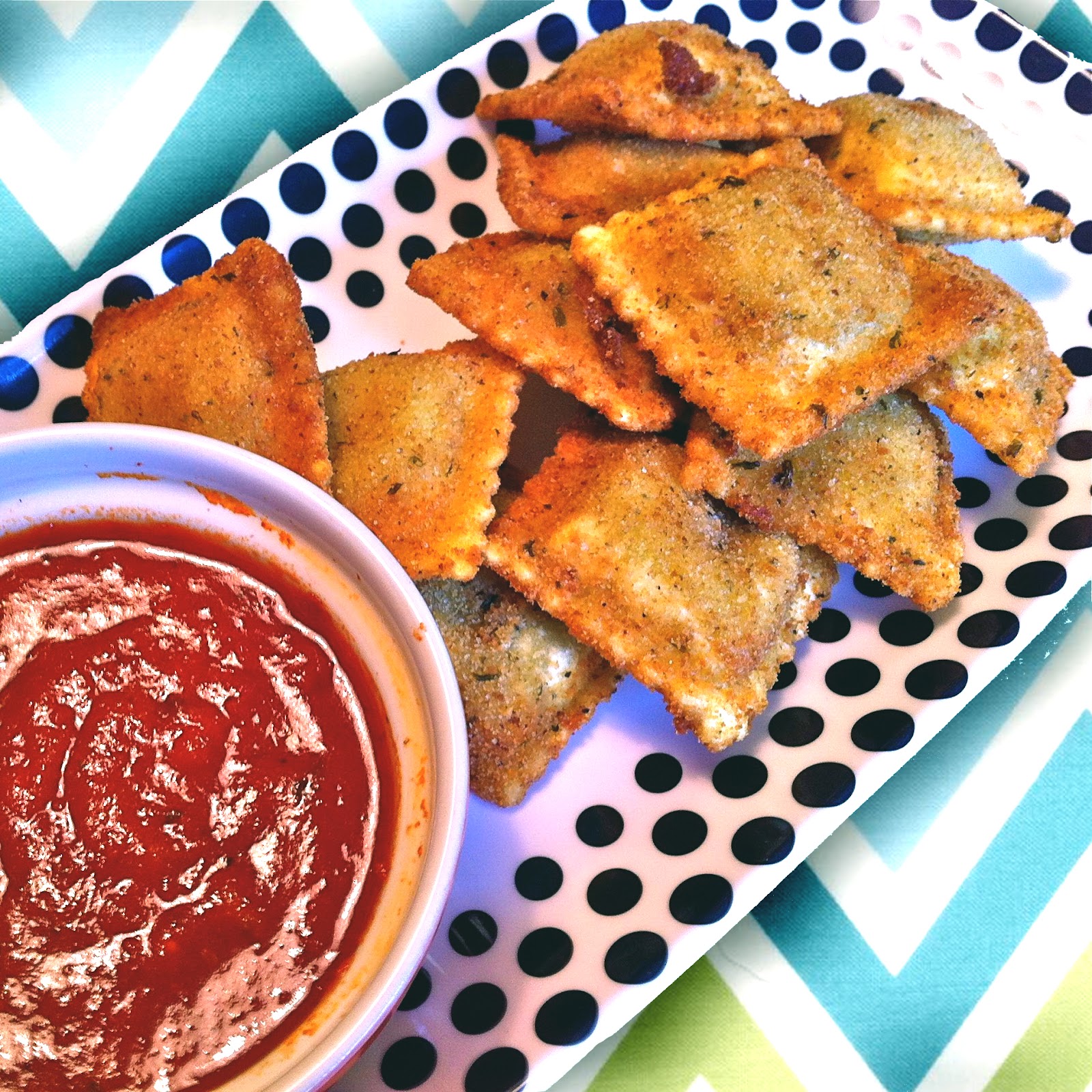 The Dilettante Chef Toasted Ravioli