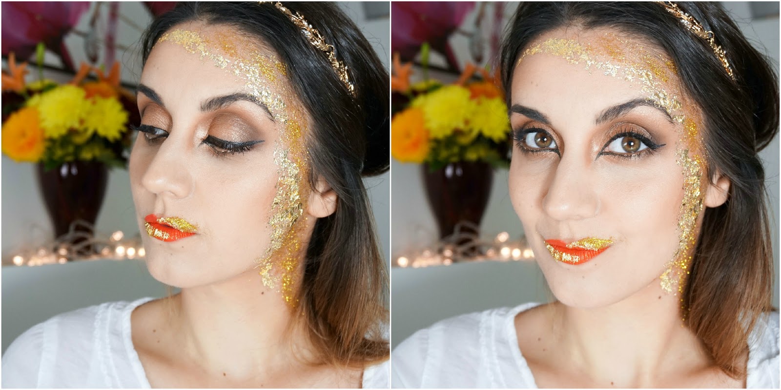 Greek Goddess Halloween Makeup Look Greek Goddess Halloween Makeup Look